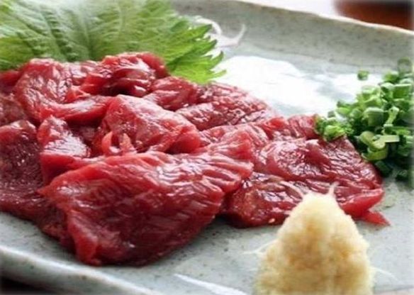 赤身とタテガミ刺し